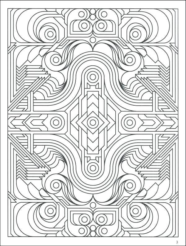 600x794 Printable Complex Coloring Pages Geometry Coloring Pages Complex
