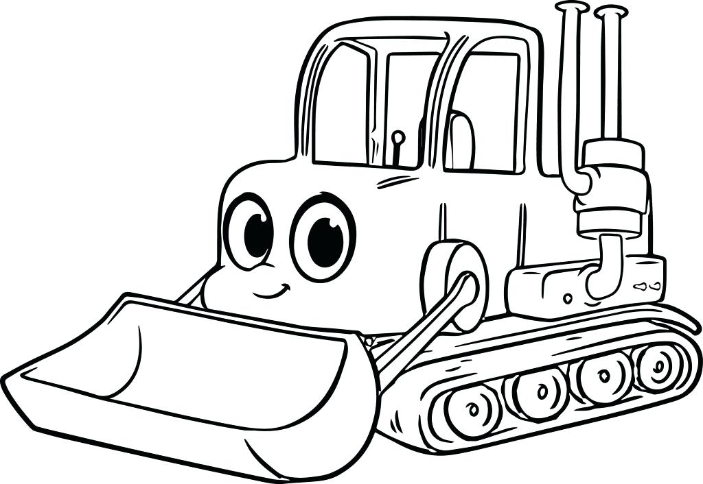 1024x706 Bulldozer Coloring Page Free Construction Coloring Pages