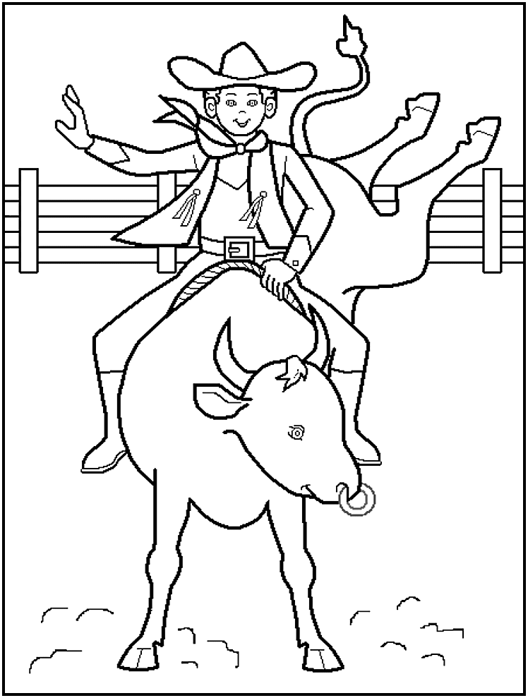 748x989 Free Printable Cowboy Coloring Pages For Kids Cowboys, Free