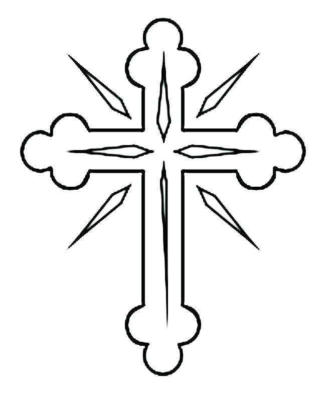 Free Printable Cross Coloring Pages at GetDrawings | Free download