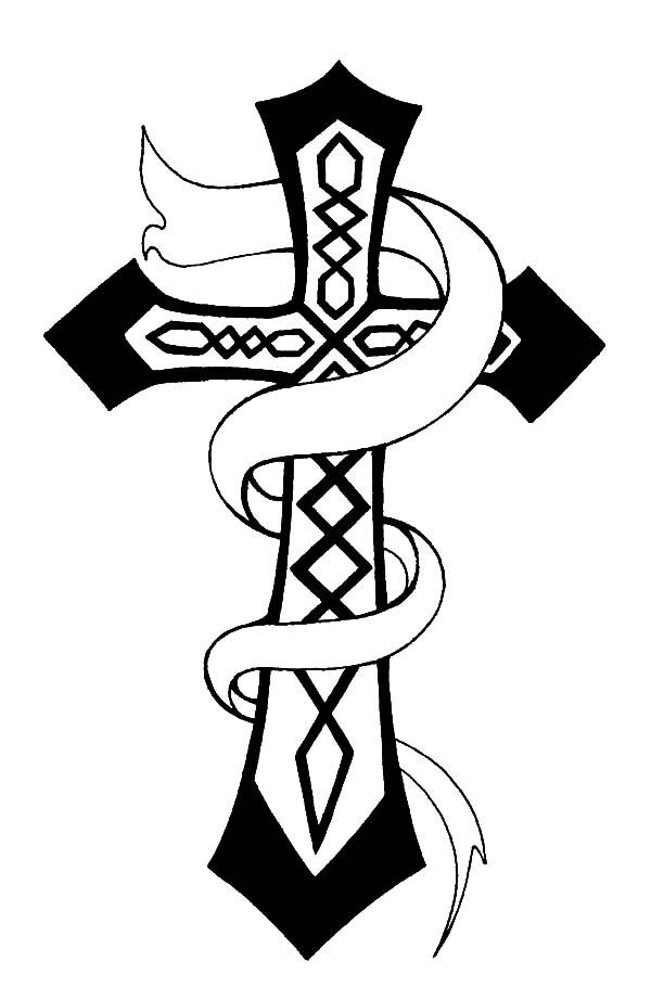 600x922 Unique Design Cross Coloring Pages Top Free Printable Cross