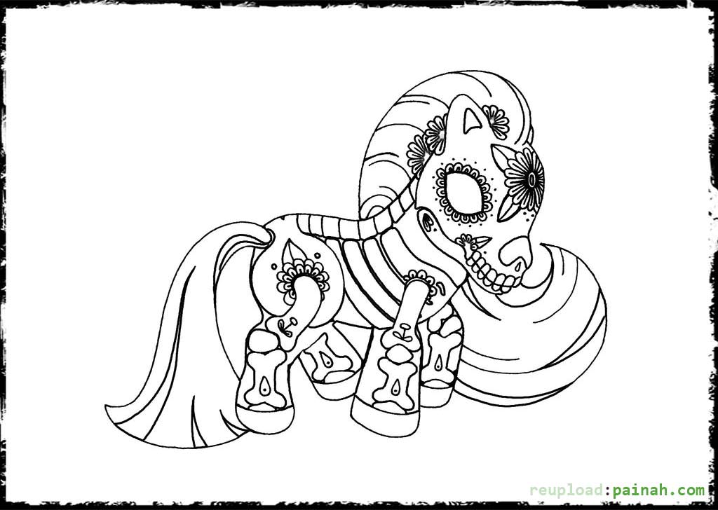 1024x728 Day Of The Dead Coloring Pages