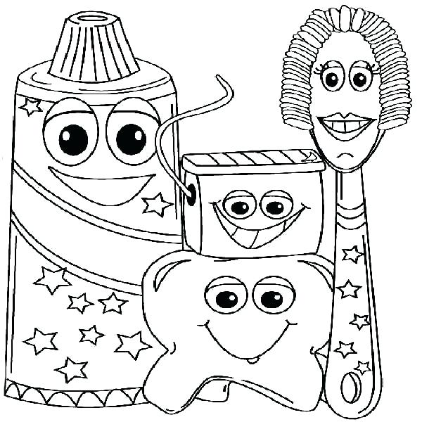 600x600 Teeth Coloring Pages Free Printable Dental Coloring Pages Dental