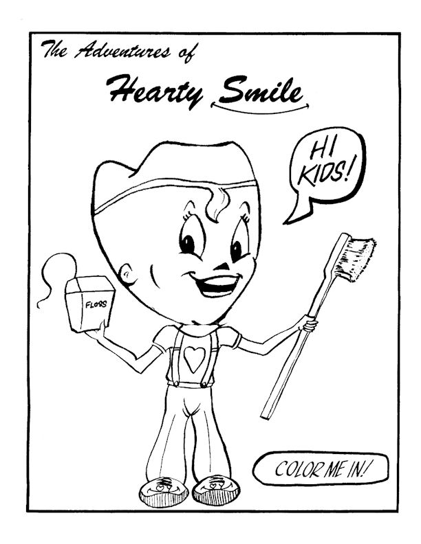 612x792 Dental Coloring Pages