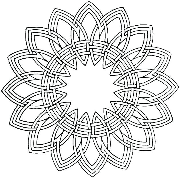 630x625 Free Geometric Coloring Pages Geometric Design Coloring Pages Cool