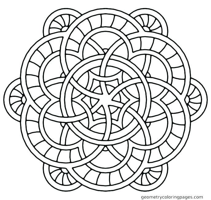 687x650 Astounding Printable Hard Coloring Pages