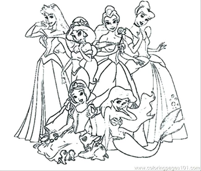 650x554 Colouring Pages To Print Disney
