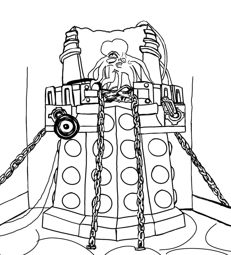 800x883 Doctor Who Dalek Coloring Pages