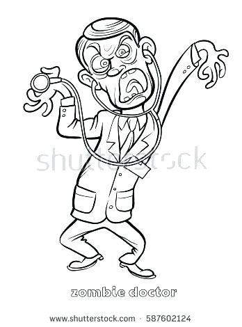 348x470 Doctor Who Coloring Page Doctor For Coloring Funny Zombie Doctor