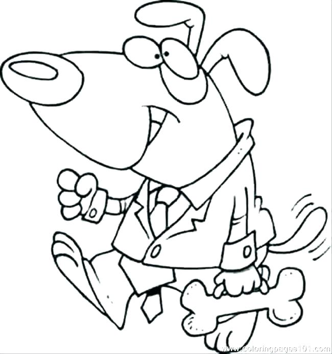 650x693 Coloring Page Of Dog Dog Coloring Book Pages Dog Bone Coloring