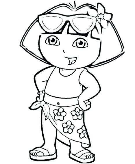 467x568 Dora Coloring Pages Printable Free Printable Coloring Pages