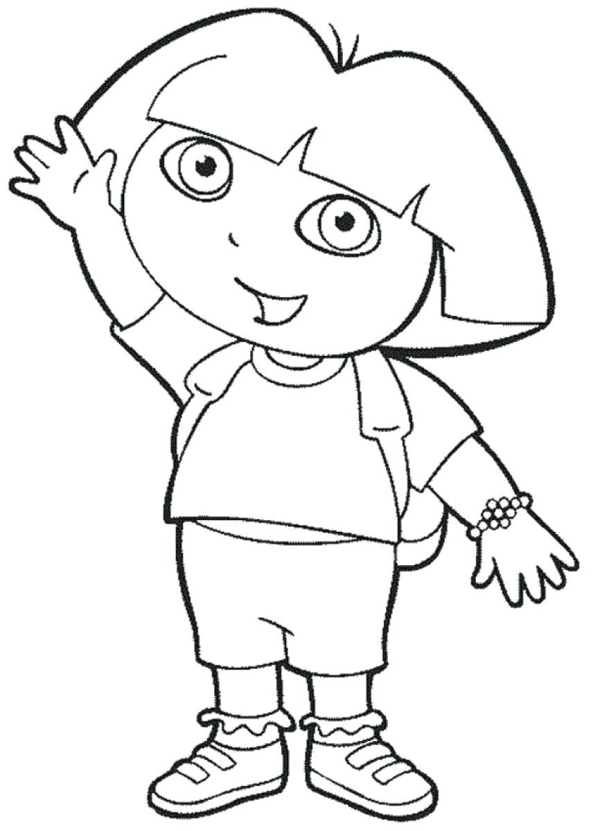856x1200 Free Coloring Pictures Dora Explorer Best Of Free Printable Dora