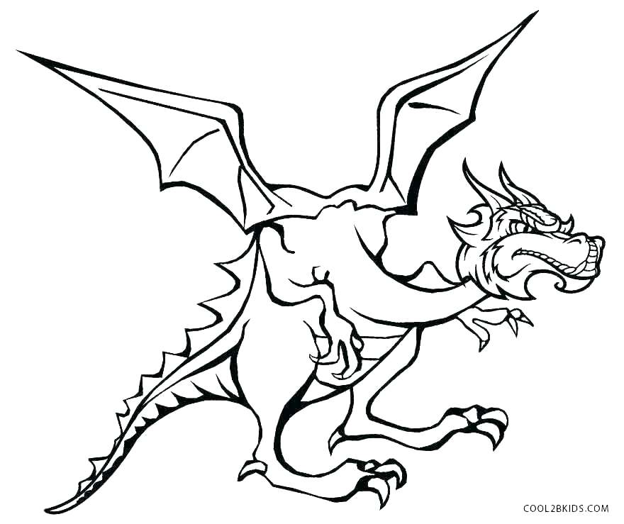 880x739 Dragon Coloring Page Free Printable Lizard Coloring Pages