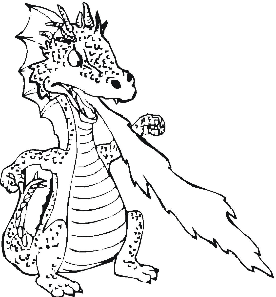 1118x1200 Coloring Pages Dragons With Free Printable Dragon Outstanding