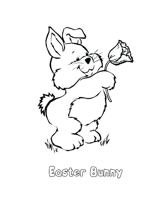 570x694 Free Printable Easter Bunny Coloring Sheets Printable Rabbit