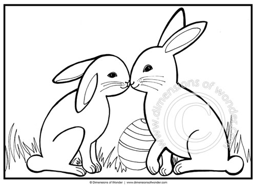 500x364 Free Easter Bunny Coloring Pages To Print Free Printable Easter
