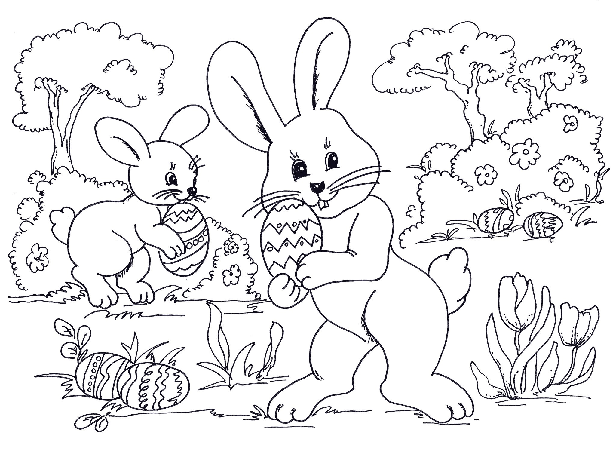 2049x1500 Free Printable Easter Coloring Page Unique Easter Coloring Pages