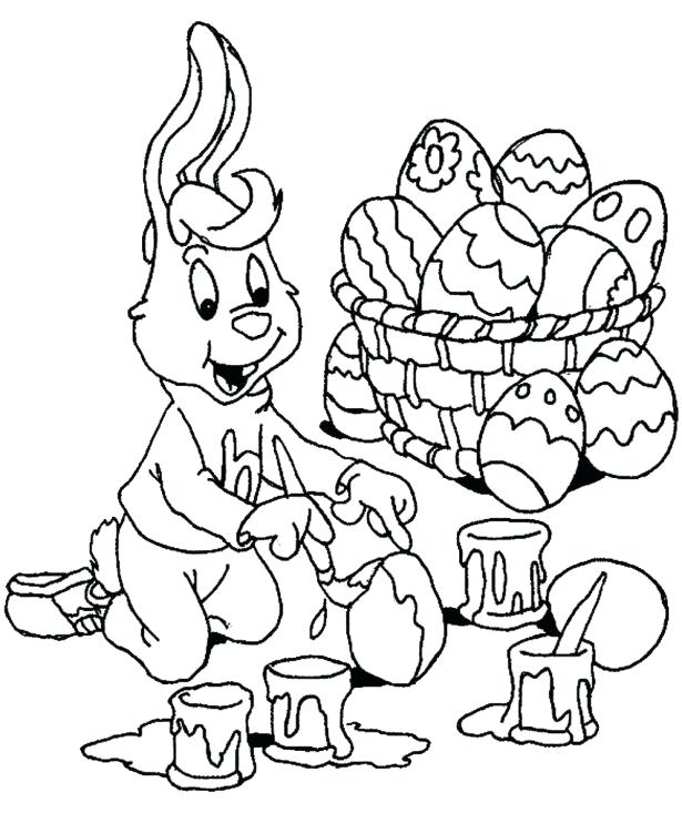 615x742 Printable Easter Coloring Pages For Toddlers
