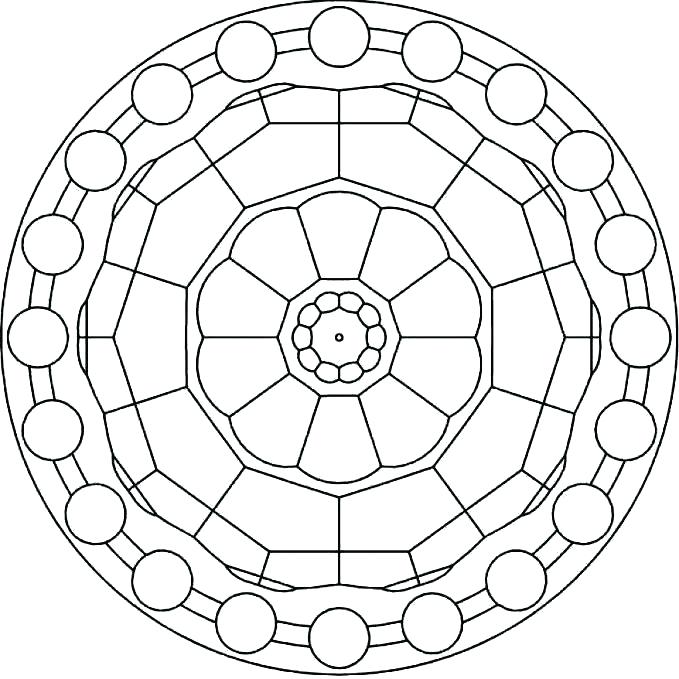 679x679 Easy Mandala Coloring Pages Mandala Coloring Pages To Print
