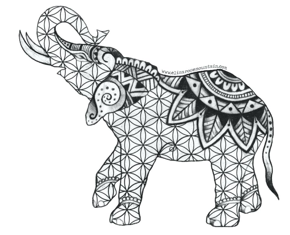 960x777 Coloring Pages Elephant Free Printable Elephant Coloring Pages