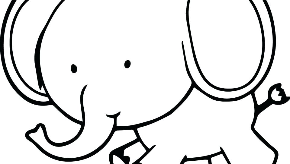 960x544 Free Printable Elephant Coloring Pages In Drawing Page Animals