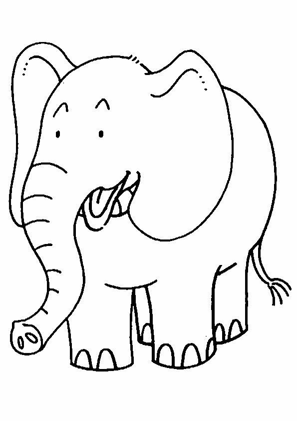 595x842 Top Free Printable Elephant Coloring Pages Online Free