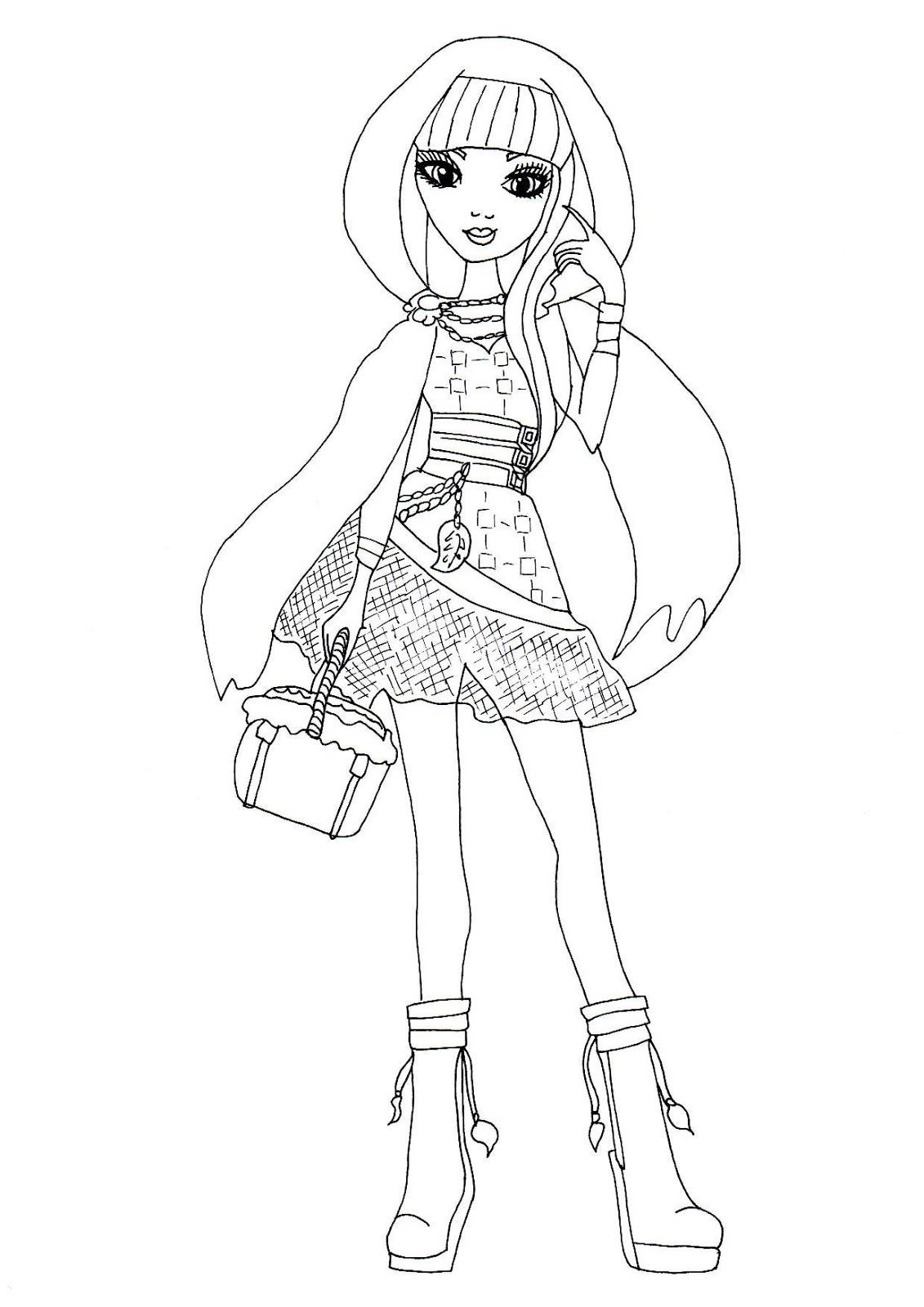 1131x1600 Free Printable Ever After High Coloring Pages Cerise Hood Ever