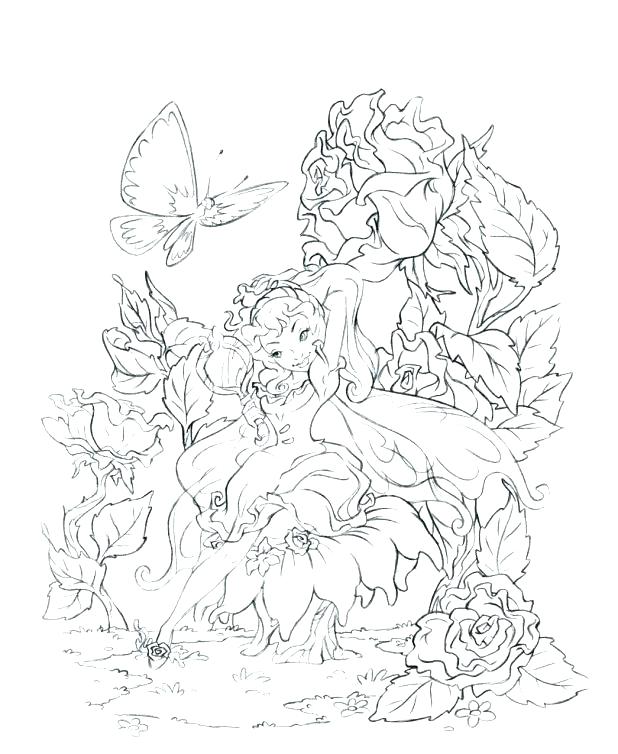 618x754 Free Fairy Coloring Pages