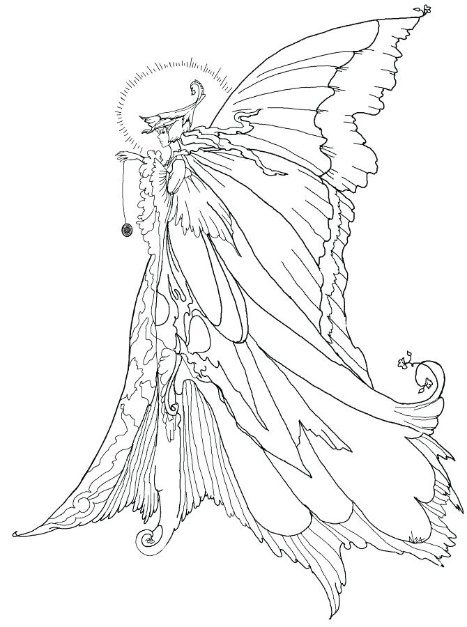 670x900 Adult Fantasy Coloring Pages