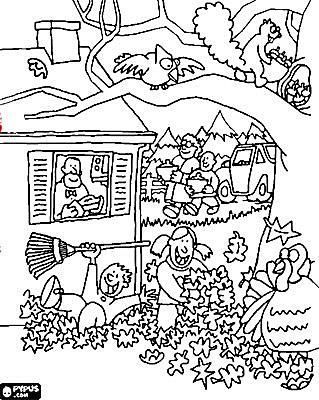 319x400 Free, Printable Autumn And Fall Coloring Pages