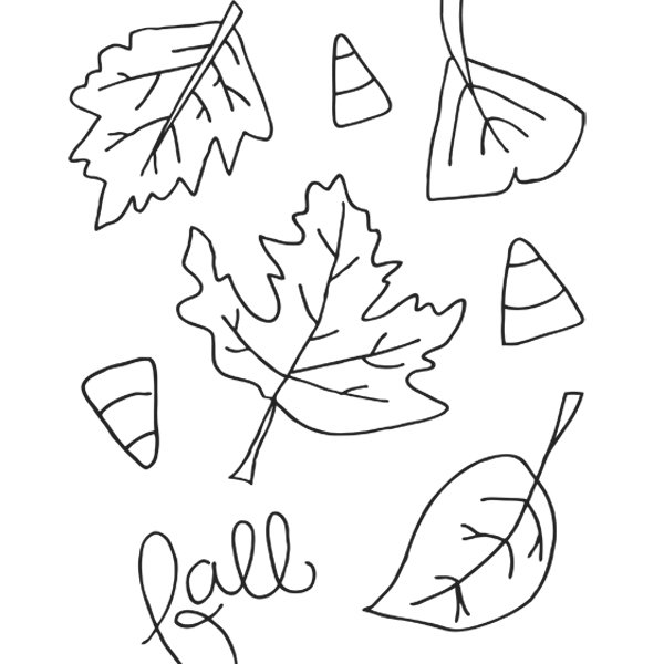 600x600 Printable Fall Coloring Pages For Kids