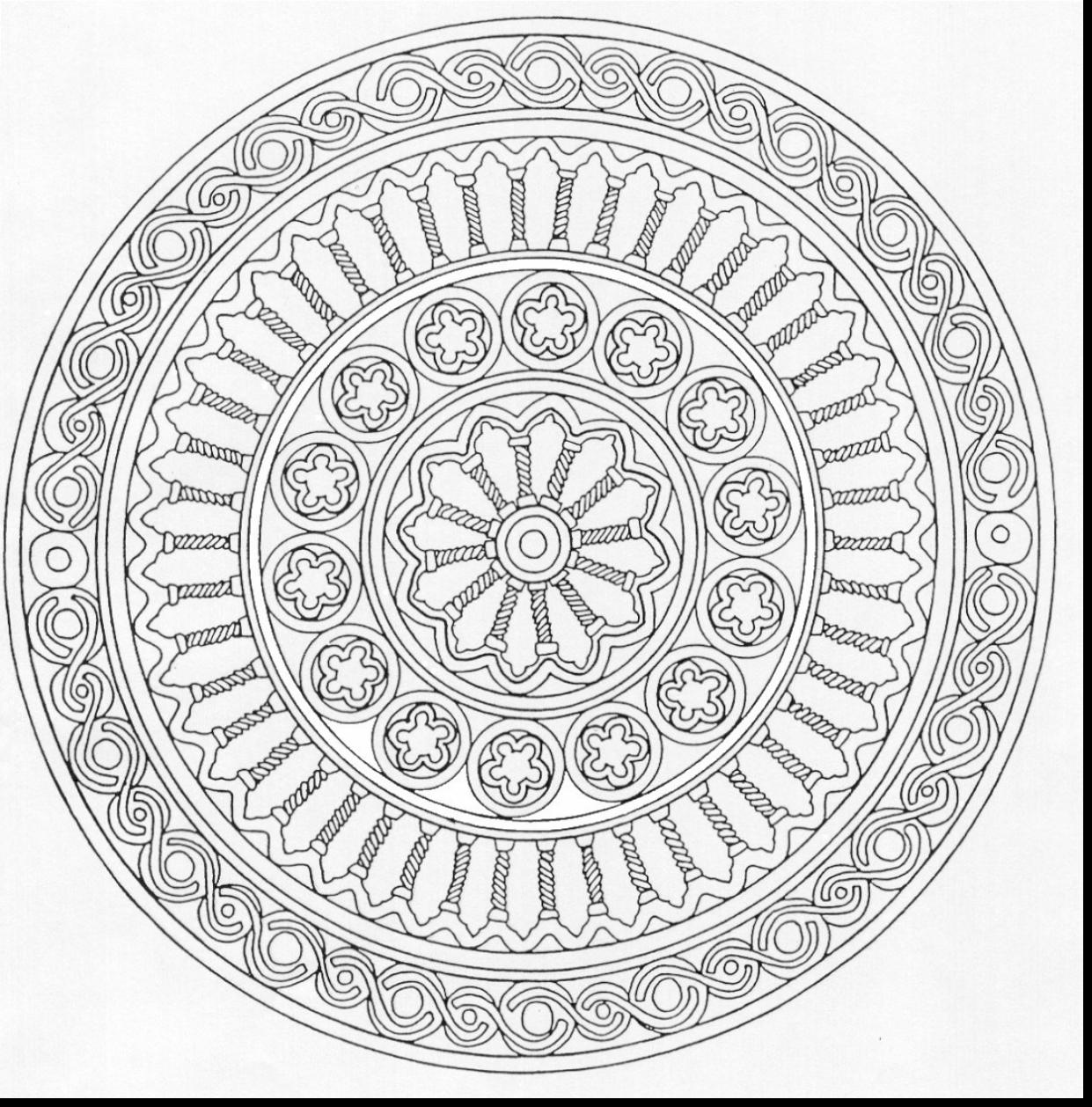 1241x1258 Wealth Free Printable Mandala Coloring Pages F