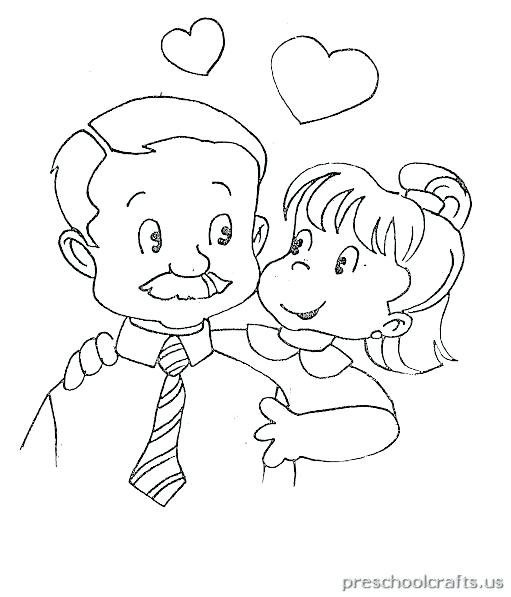 511x597 Free Fathers Day Coloring Pages Gallery Free Printable Dad Fathers