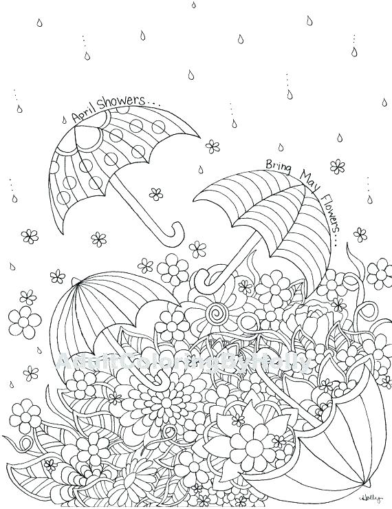 570x740 Adult Flower Coloring Pages Detailed Coloring Pages For Adults