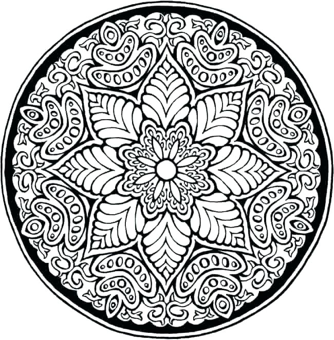 650x662 Flower Mandala Coloring Pages Printable Coloring Mandalas Lotus