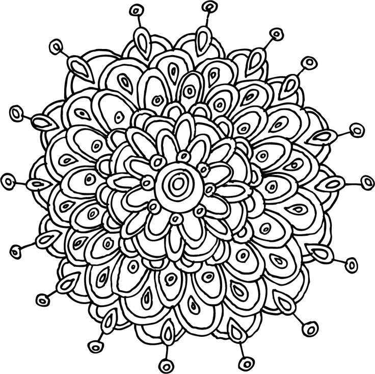 736x733 Celtic Mandala Coloring Pages