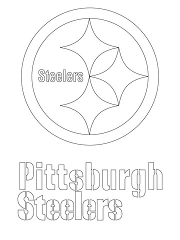 360x480 Steelers Football Coloring Pages