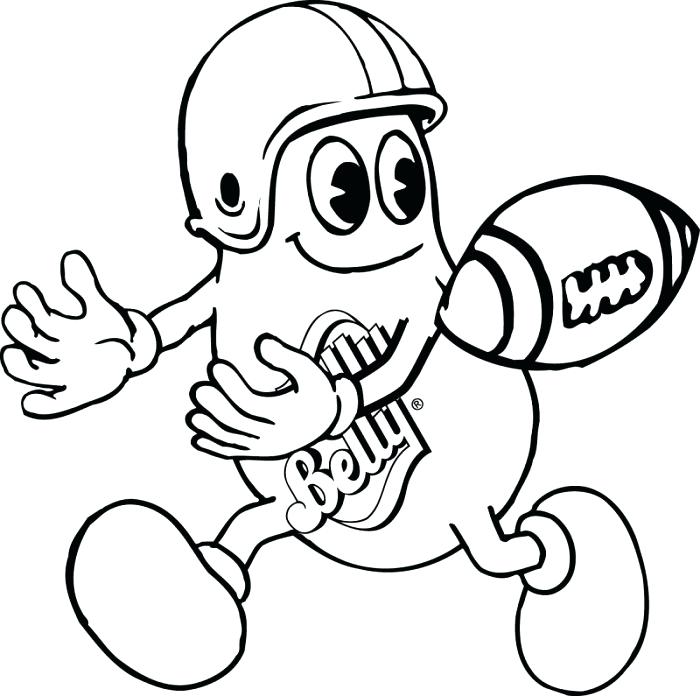 700x696 Coloring Pages Of Football Football Coloring Pages Football