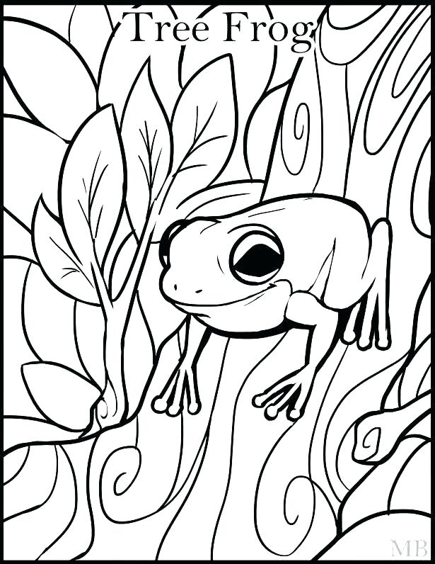 615x796 Frogs Coloring Pages Frog Coloring Pages For Adults Frog Frogs