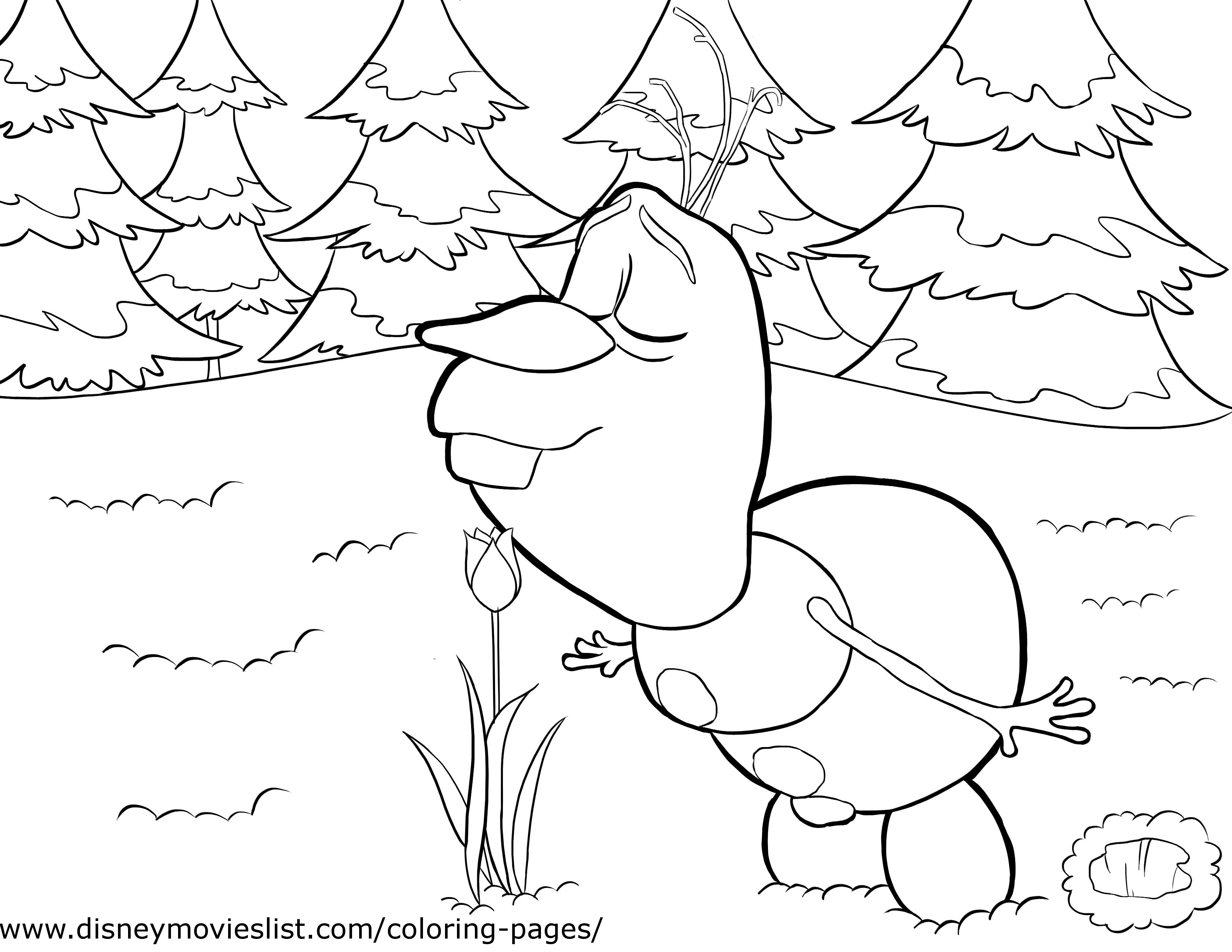 3300x2550 Frozen Coloring Pages Printable