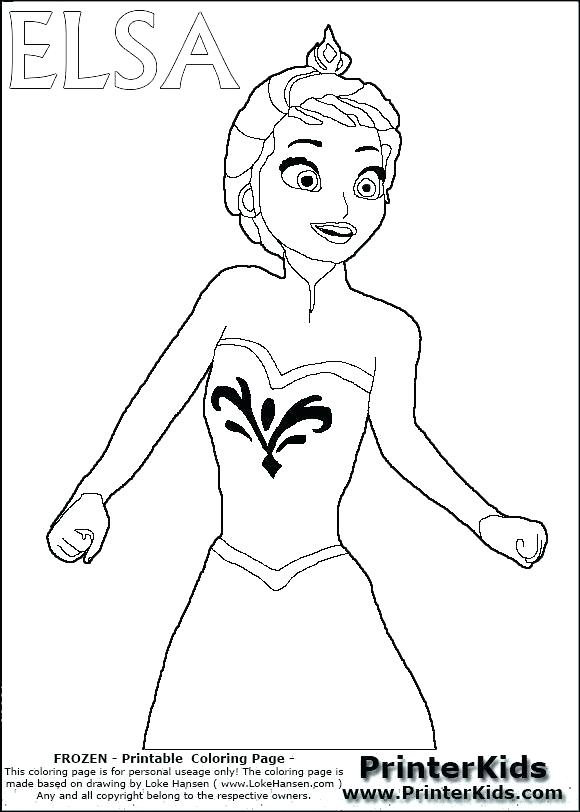 580x812 Free Printable Frozen Coloring Pages