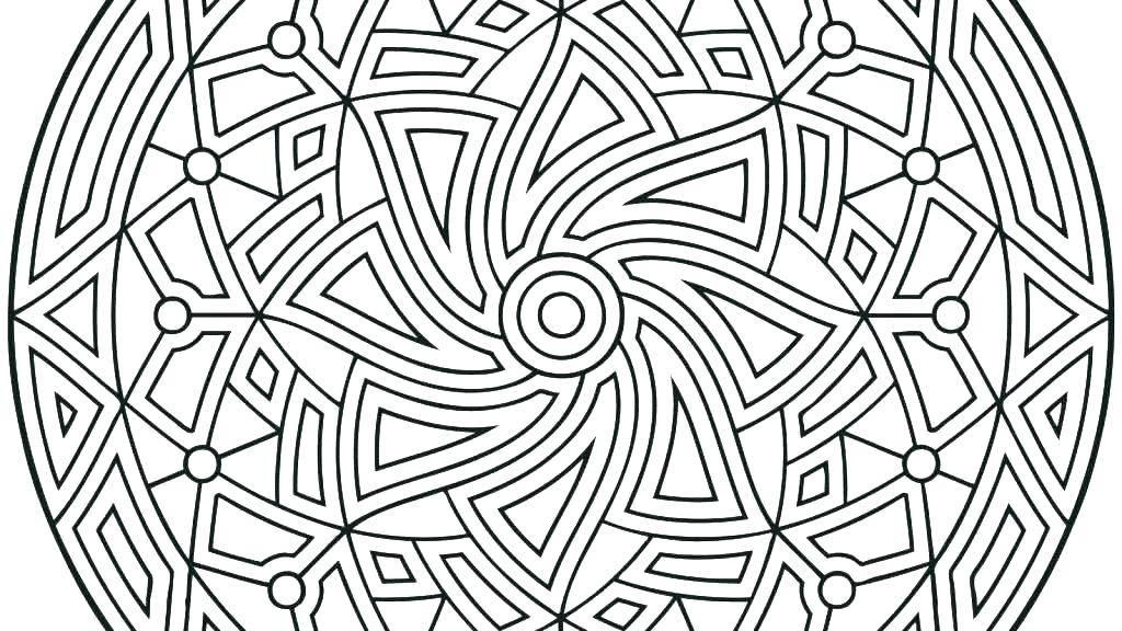 1024x576 Free Printable Geometric Coloring Pages Free Geometric Coloring