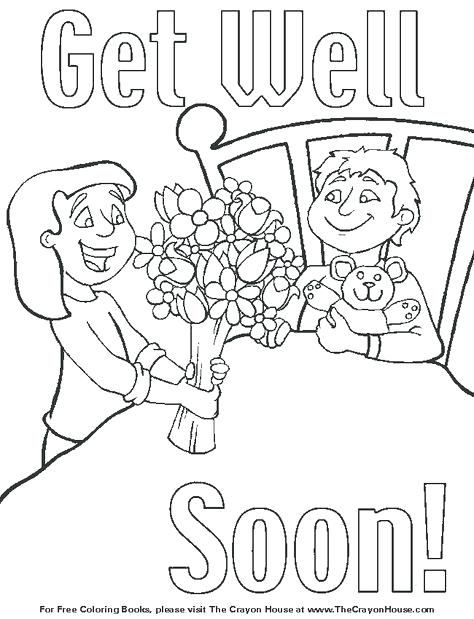 474x619 Get Well Coloring Pages Get Well Soon Card Free Printable Apps