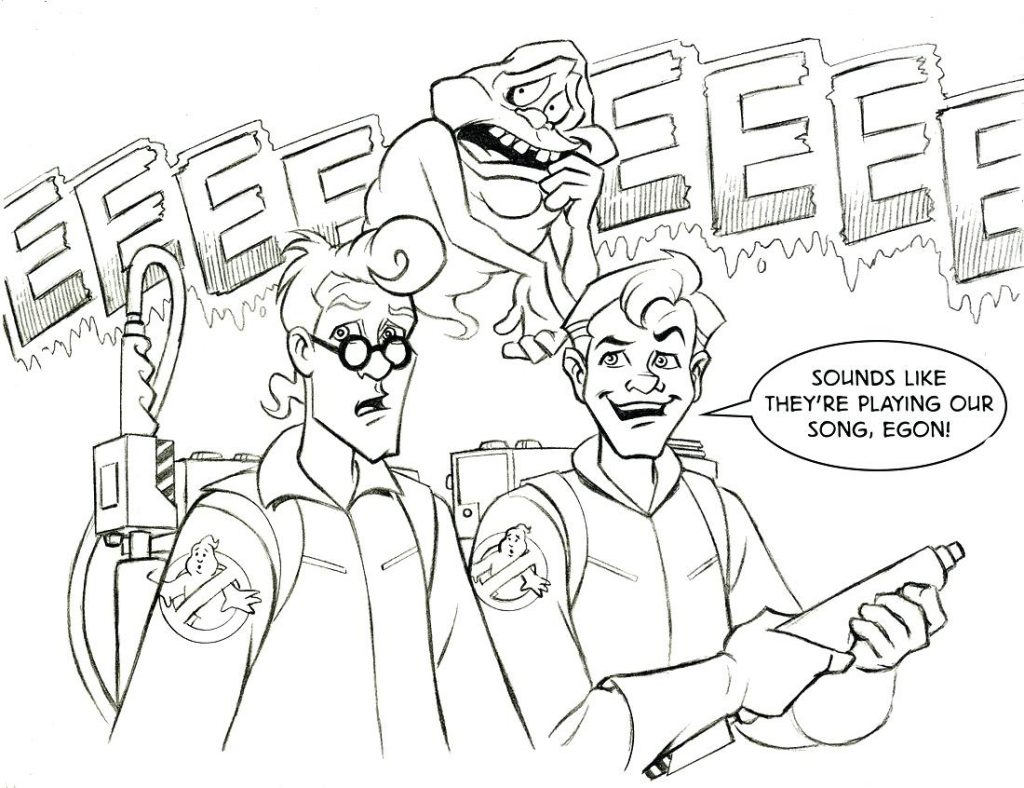 1024x788 Coloring Pages Ghostbusters Coloring Pages Free To Print