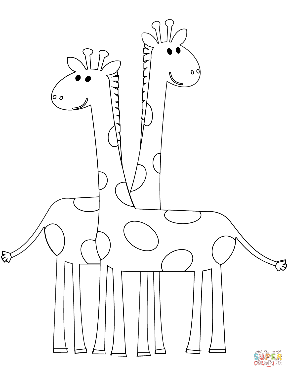 1159x1500 Unique Giraffe Coloring Sheet Free Printable Pages For Kids