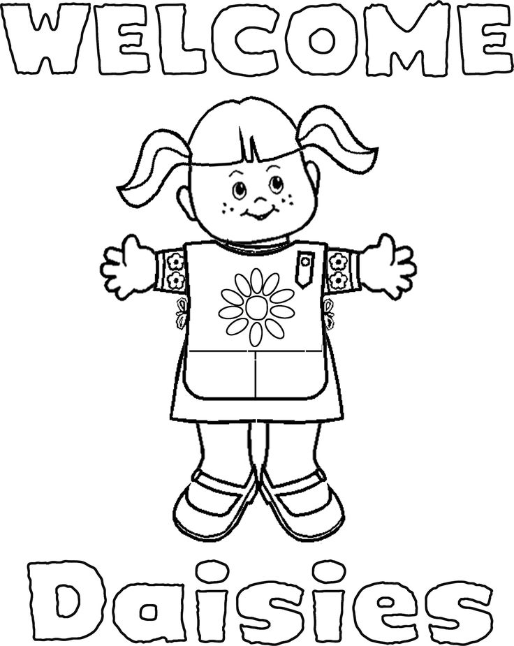 Free Printable Girl Scout Coloring Pages