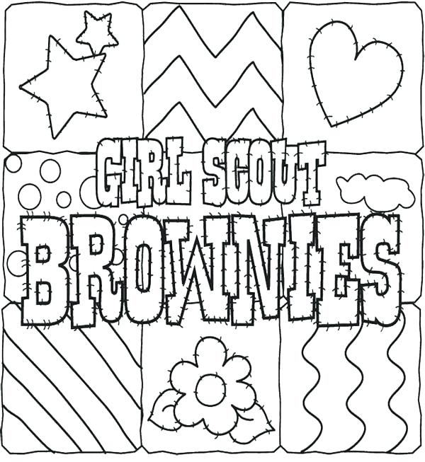 600x653 Cookie Coloring Pages Printable Girl Scout Cookies Coloring Pages