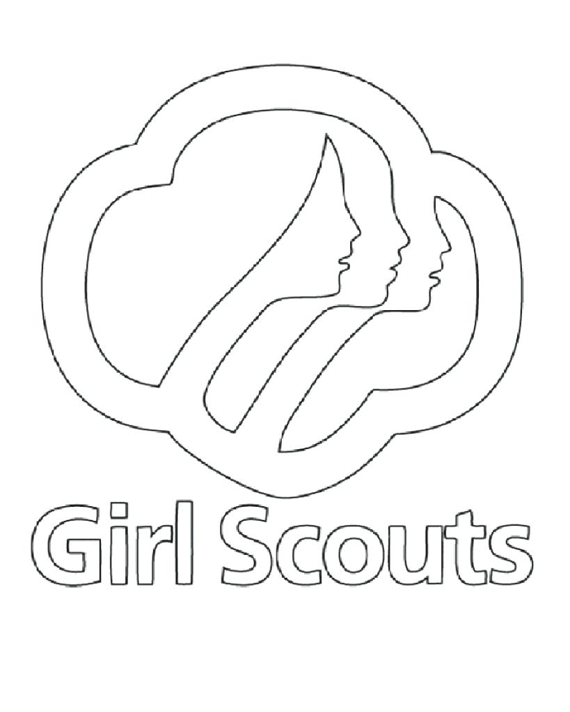 819x1024 Coloring Page Daisy Girl Scout Coloring Pages Petals Pertaining