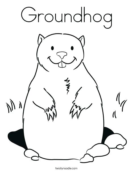 468x605 Groundhog Day Coloring Pages Free Printable Free Coloring Free