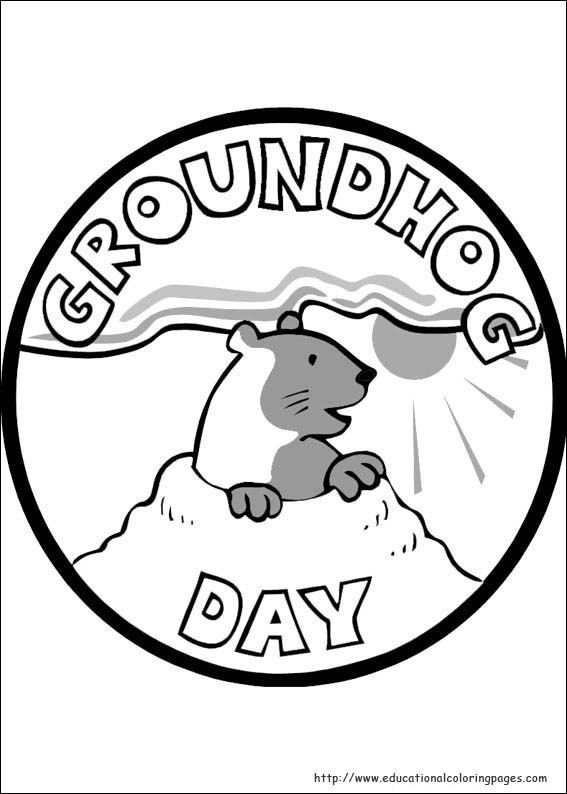 567x794 Groundhog Day Coloring Pages Free Printable Groundhog Day Coloring